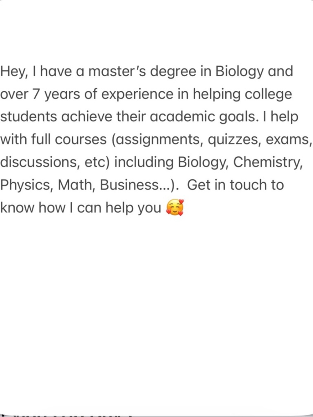 Academic Tutoring
